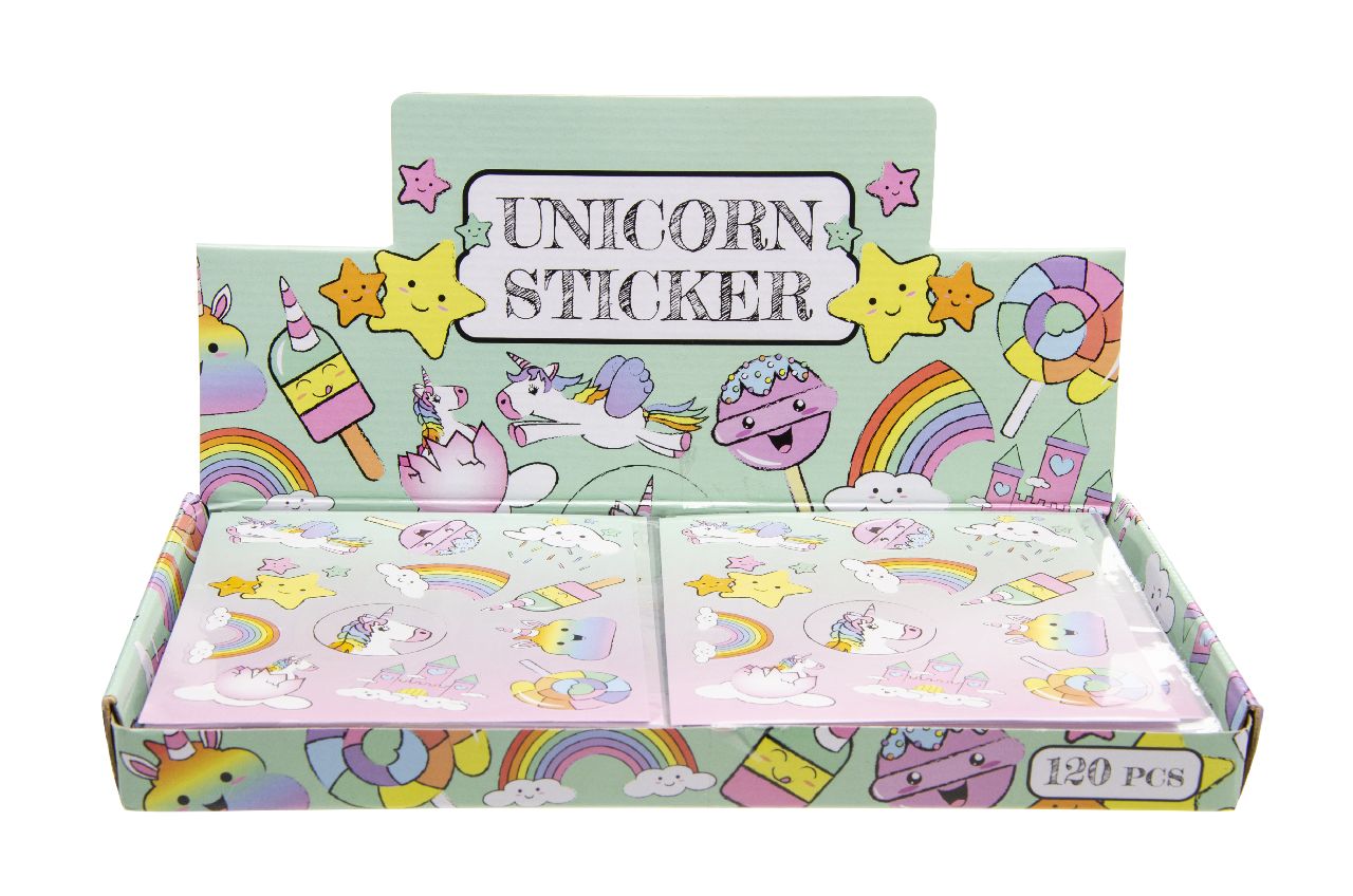STICKERVEL. EENHOORN