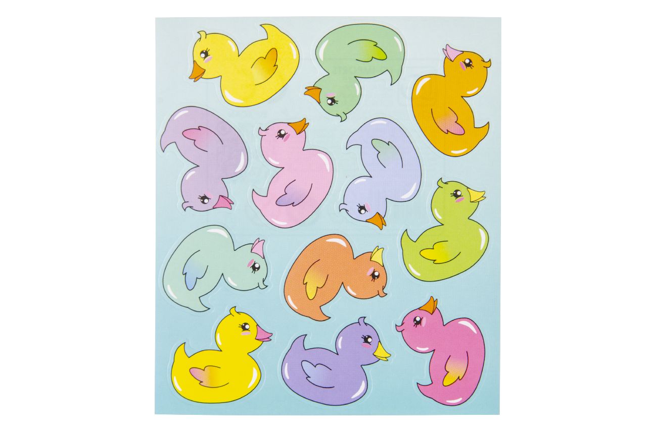 STICKERVEL. EENDJES