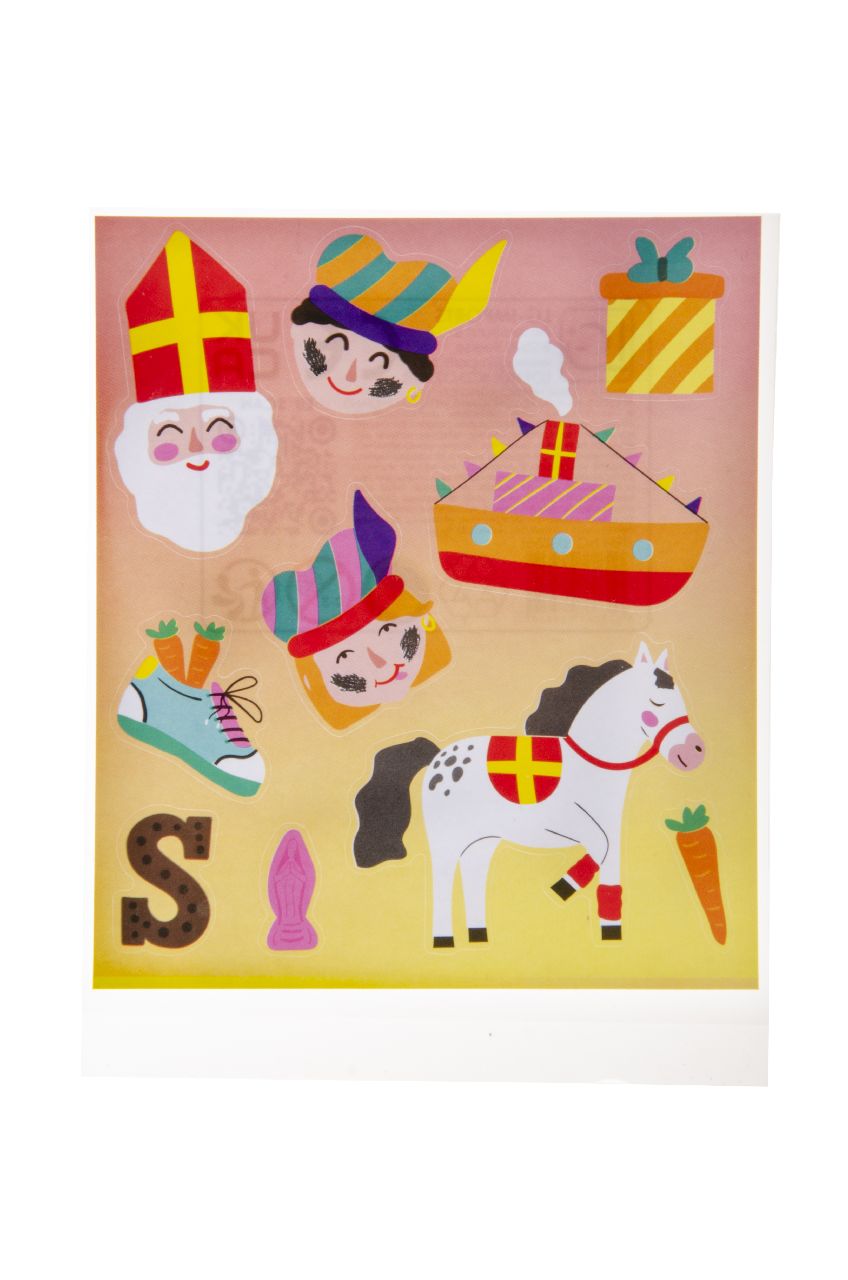 STICKERS. SINTERKLAAS
