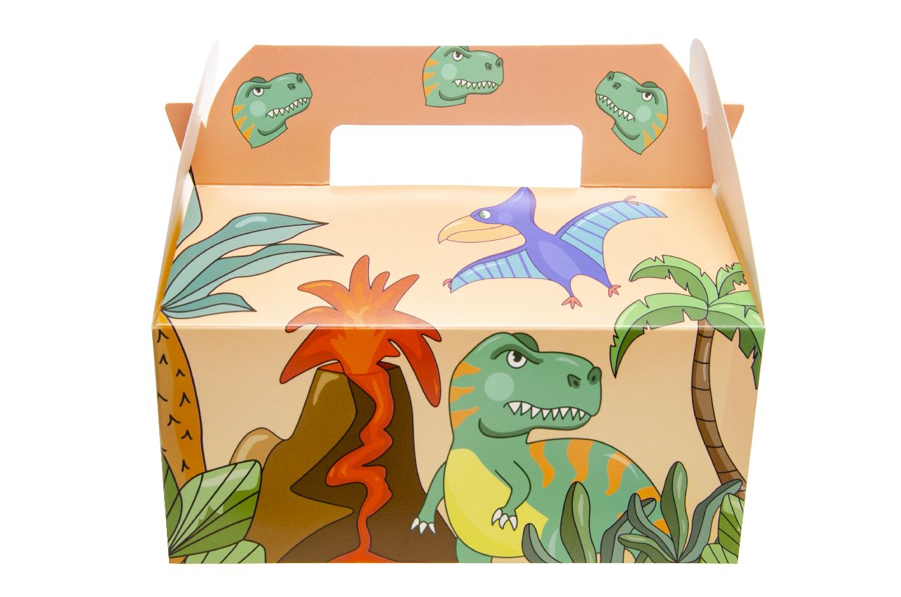 MENUBOX DINOSAURUS. FOODSAFE