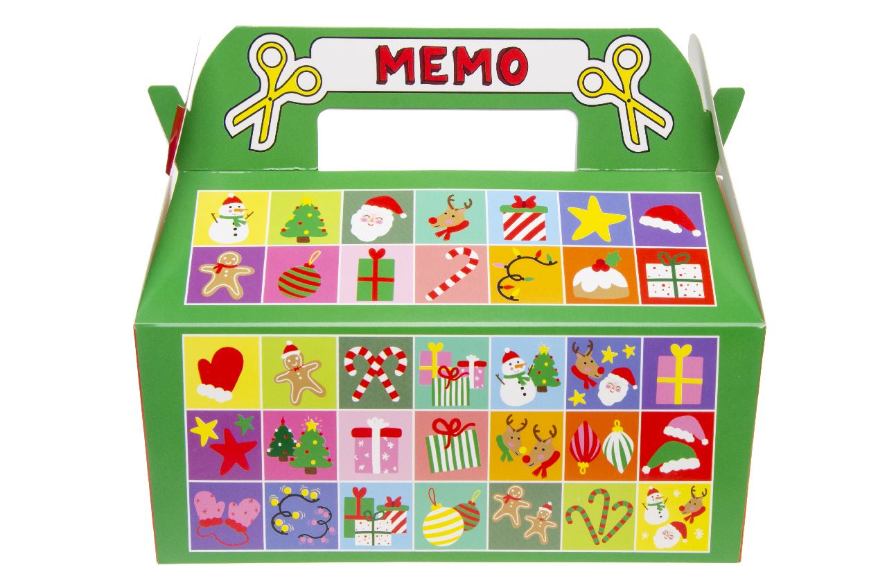 MENUBOX. MEMO KERSTMIS. FOODSAFE