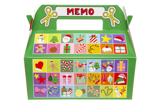 MENUBOX. MEMO KERSTMIS. FOODSAFE