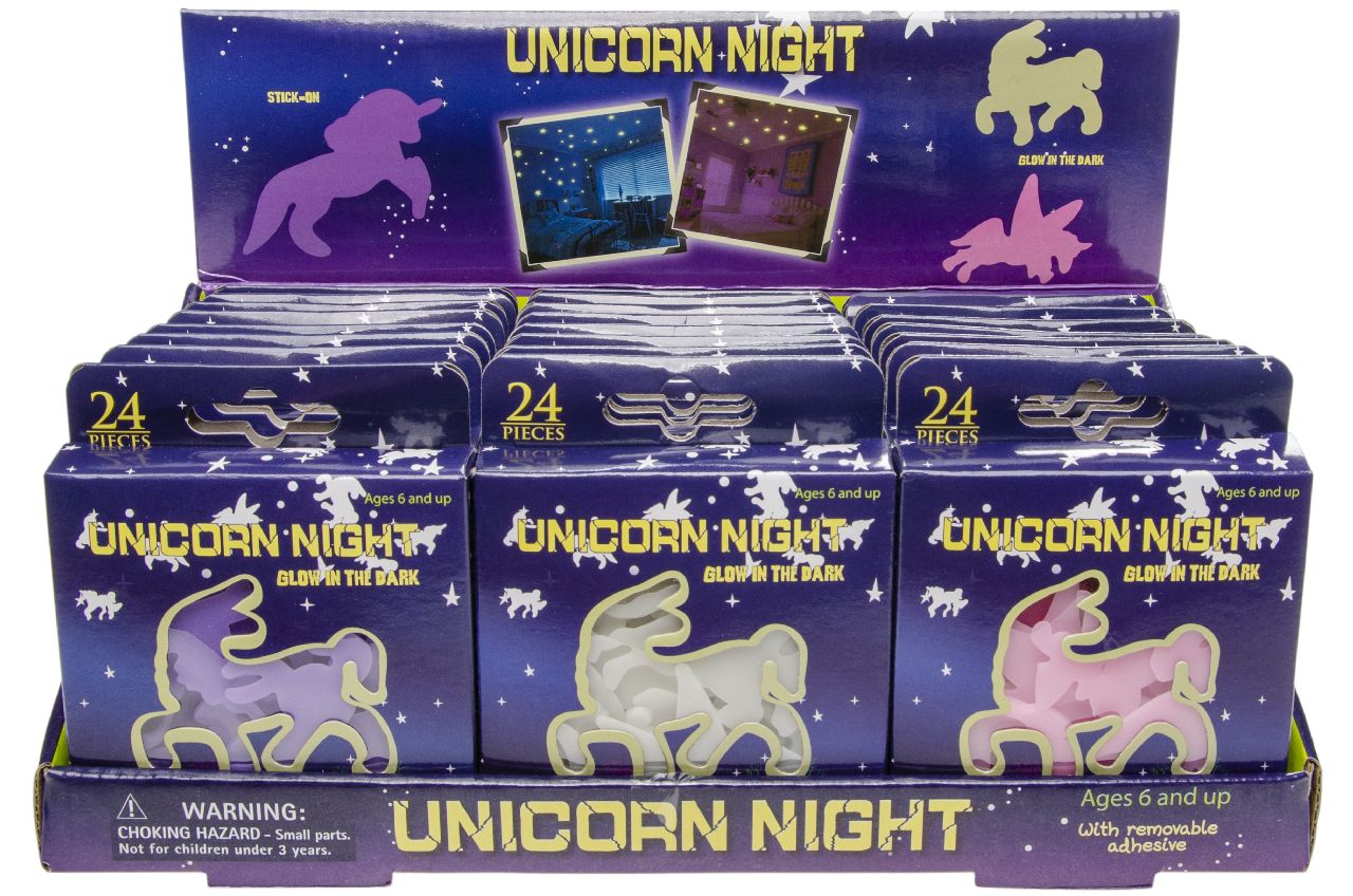 GLOW IN DARK EENHOORNS