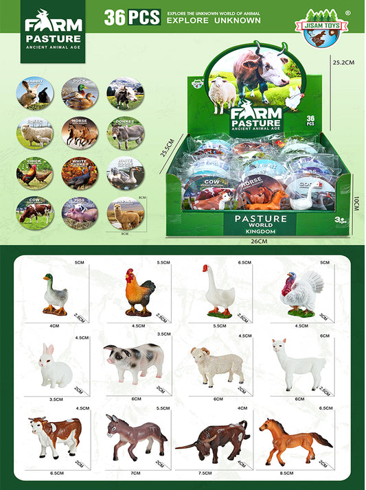 FARM ANIMALS W CARD