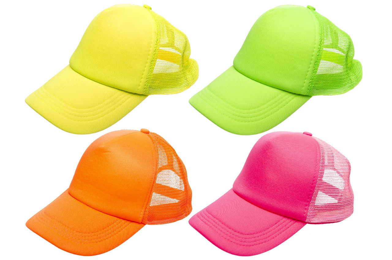 NEON PET. 4 KLEUREN ASS