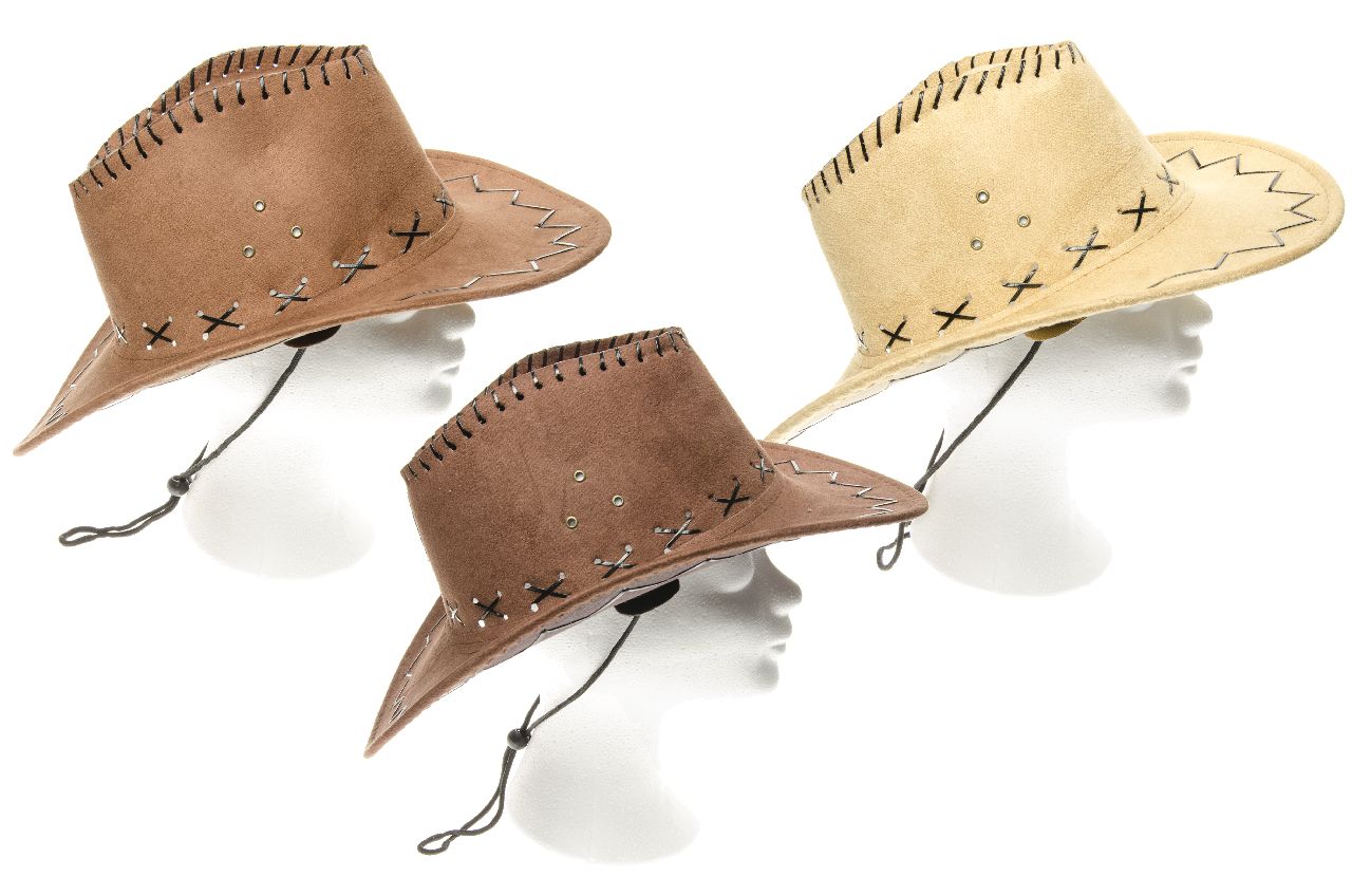 HOED COWBOY LEDER-LOOK