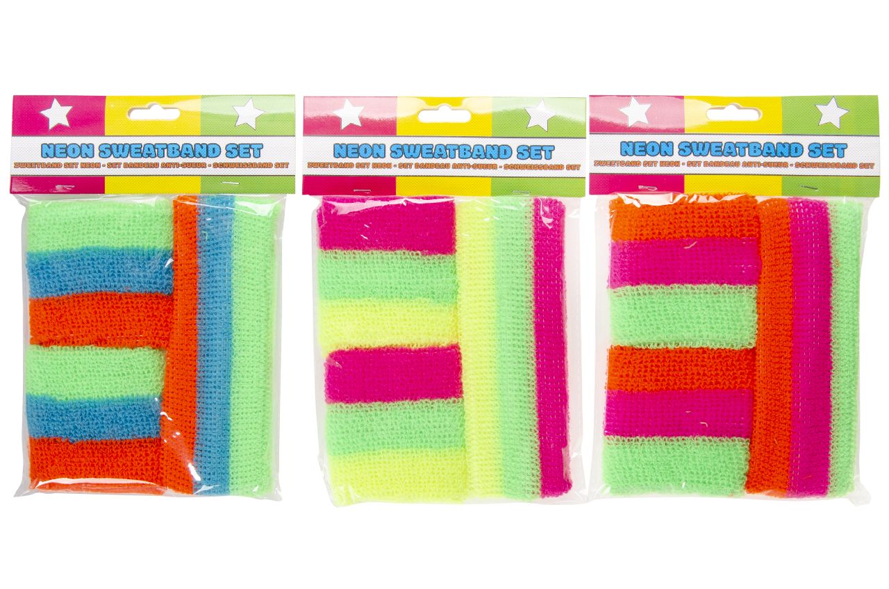 NEON ZWEETBANDJES MULTICOLOR