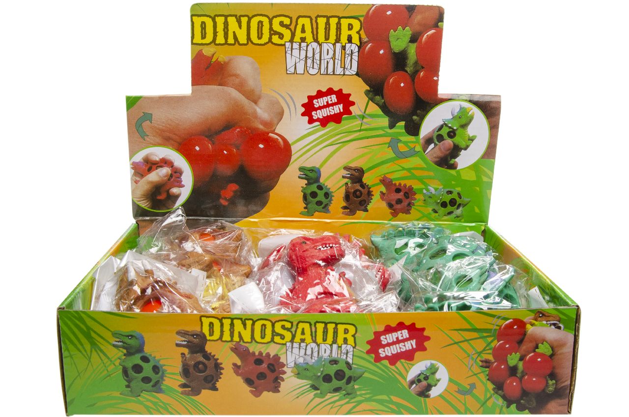 SQUISHY MESH BAL. DINO