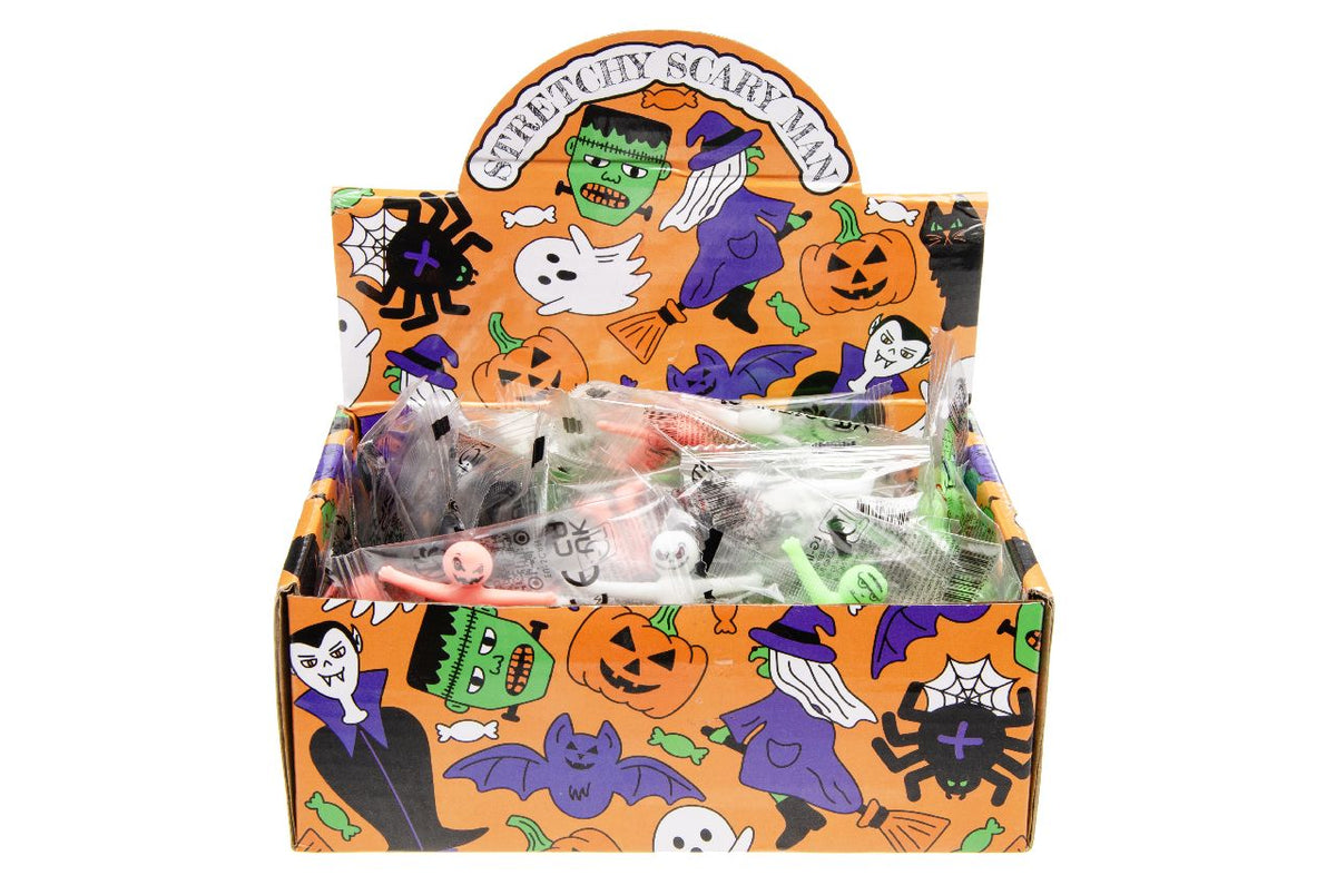 STRETCHY LACHEND GEZICHT FIGUUR S. HALLOWEEN °°°°