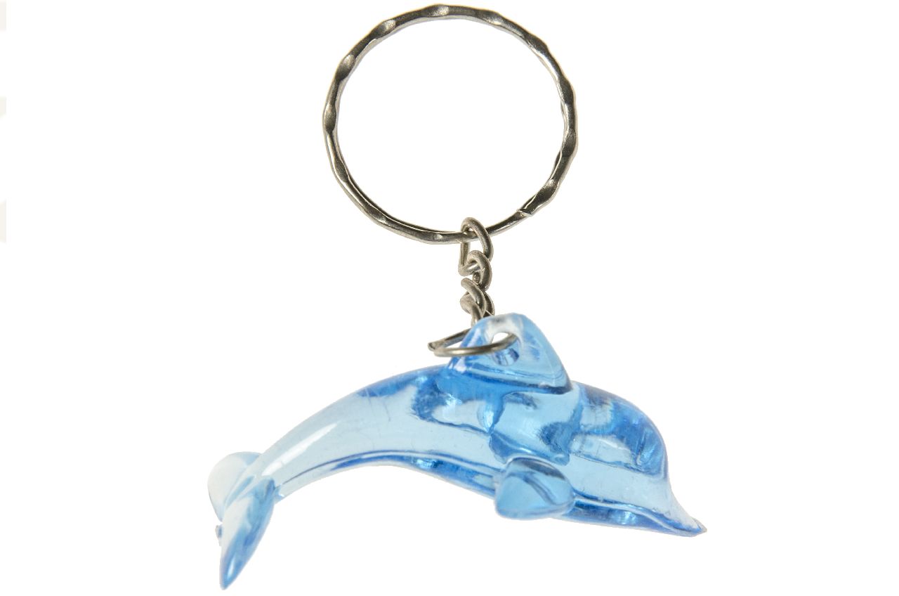 SLEUTELHANGER DOLFIJN BLAUW