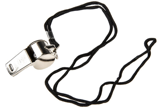 SLEUTELHANGER FLUITJE METAAL EN TOUW