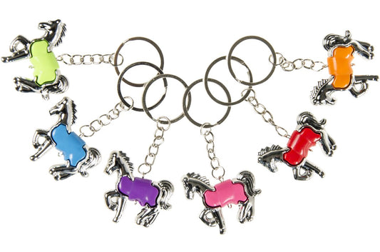 SLEUTELH. PAARD ZILVER