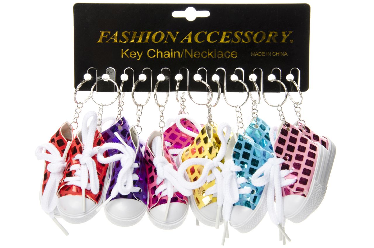 SLEUTELHANGER BASKETSCHOEN GLITTER